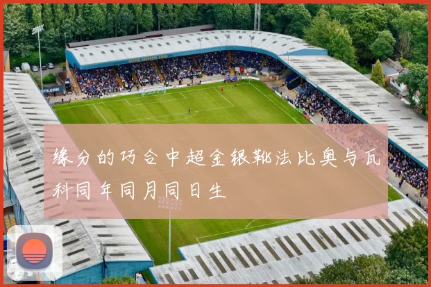 缘分的巧合中超金银靴法比奥与瓦科同年同月同日生